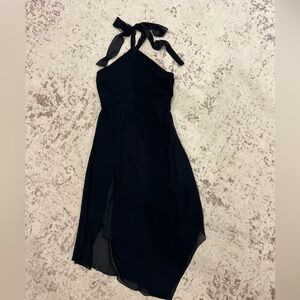 Target Midi Halter Tie Dress with Slit